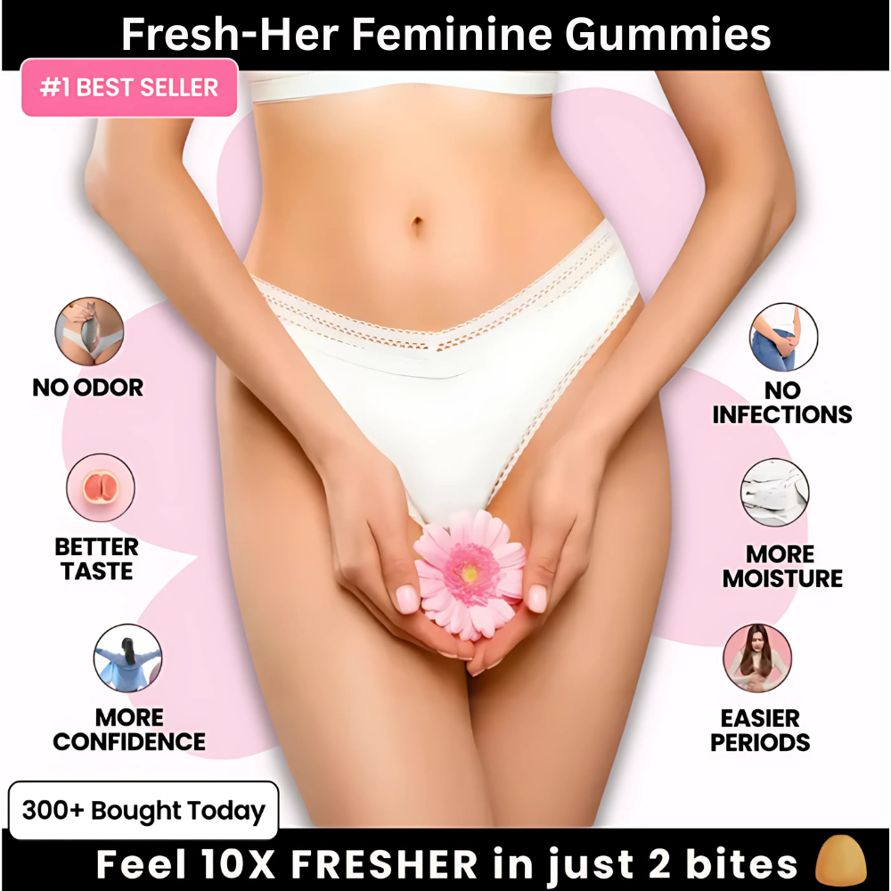 FreshHer Juicy Feminine Probiotics Gummies