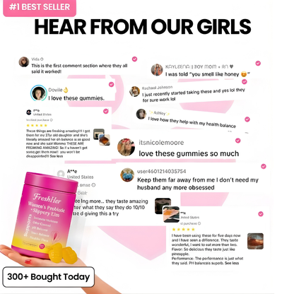 FreshHer Juicy Feminine Probiotics Gummies